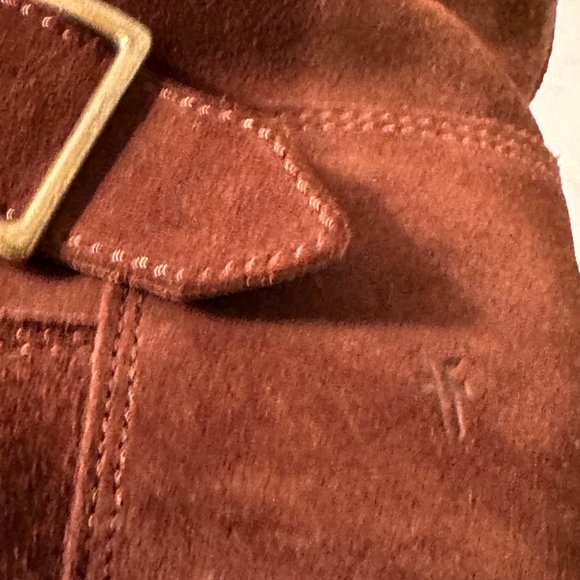 FRYE Brown Size 7 1/2 Suede Boots - Picture 5 of 6